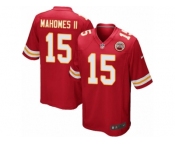 Men's Nike Kansas City Chiefs #15 Patrick Mahomes II Game Red Team Color NFL Jersey