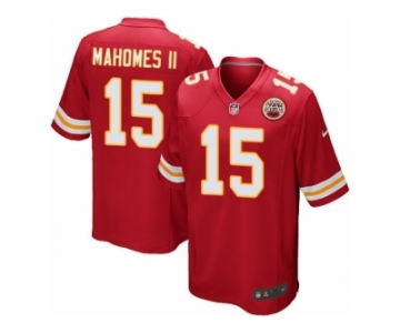 Men's Nike Kansas City Chiefs #15 Patrick Mahomes II Game Red Team Color NFL Jersey