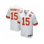 Men's Nike Kansas City Chiefs #15 Patrick Mahomes II Game White NFL Jersey