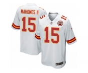 Men's Nike Kansas City Chiefs #15 Patrick Mahomes II Game White NFL Jersey