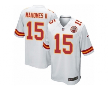 Men's Nike Kansas City Chiefs #15 Patrick Mahomes II Game White NFL Jersey