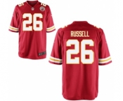 Men's Nike Kansas City Chiefs #26 KeiVarae Russell Game Red Team Color NFL Jersey