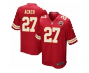 Men's Nike Kansas City Chiefs #27 Kenneth Acker Game Red Team Color NFL Jersey