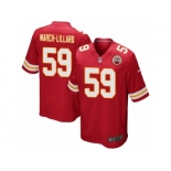 Men's Nike Kansas City Chiefs #59 Justin March-Lillard Game Red Team Color NFL Jersey