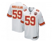 Men's Nike Kansas City Chiefs #59 Justin March-Lillard Game White NFL Jersey