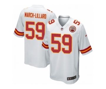 Men's Nike Kansas City Chiefs #59 Justin March-Lillard Game White NFL Jersey