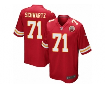 Men's Nike Kansas City Chiefs #71 Mitchell Schwartz Game Red Team Color NFL Jersey