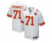 Men's Nike Kansas City Chiefs #71 Mitchell Schwartz Game White NFL Jersey