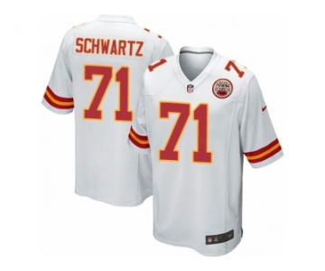 Men's Nike Kansas City Chiefs #71 Mitchell Schwartz Game White NFL Jersey