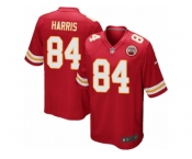 Men's Nike Kansas City Chiefs #84 Demetrius Harris Game Red Team Color NFL Jersey