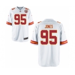 Men's Nike Kansas City Chiefs #95 Chris Jones Game White NFL Jersey