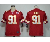 nike jerseys kansas city chiefs #91 hali red[game]