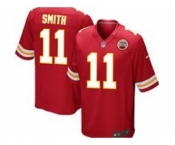 nike nfl jerseys kansas city chiefs #11 smith red[game]