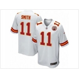 nike nfl jerseys kansas city chiefs #11 smith white[game]