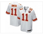 nike nfl jerseys kansas city chiefs #11 smith white[game]