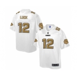 nike nfl jerseys kansas city chiefs #12 luck Pro Line White[game][luck]