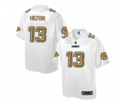 nike nfl jerseys kansas city chiefs #13 hilton Pro Line White[game][hilton]