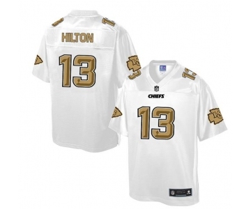 nike nfl jerseys kansas city chiefs #13 hilton Pro Line White[game][hilton]