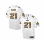 nike nfl jerseys kansas city chiefs #21 davis Pro Line White[game]