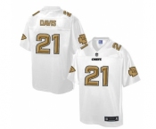 nike nfl jerseys kansas city chiefs #21 davis Pro Line White[game]