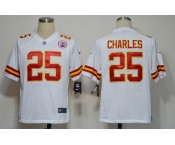 nike nfl jerseys kansas city chiefs #25 jamaal charles white[game]