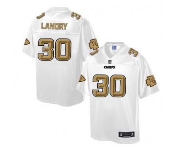 nike nfl jerseys kansas city chiefs #30 landry Pro Line White[game]