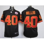 nike nfl jerseys kansas city chiefs #40 hillis black[game]