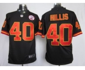 nike nfl jerseys kansas city chiefs #40 hillis black[game]