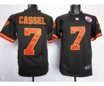 nike nfl jerseys kansas city chiefs #7 cassel black[game]