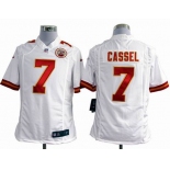 nike nfl jerseys kansas city chiefs #7 cassel white[game]