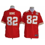 nike nfl jerseys kansas city chiefs #82 bowe red[game]