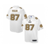 nike nfl jerseys kansas city chiefs #87 kelce Pro Line White[game]