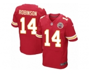 Men Nike Kansas City Chiefs #14 Demarcus Robinson Elite Red Team Color NFL Jersey