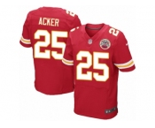 Men Nike Kansas City Chiefs #25 Kenneth Acker Elite Red Team Color NFL Jersey