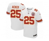 Men Nike Kansas City Chiefs #25 Kenneth Acker Elite White NFL Jersey