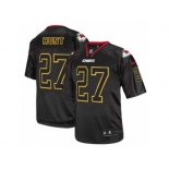 Men Nike Kansas City Chiefs #27 Kareem Hunt Elite Lights Out Black NFL Jersey