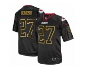 Men Nike Kansas City Chiefs #27 Kareem Hunt Elite Lights Out Black NFL Jersey