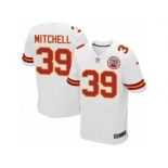 Men Nike Kansas City Chiefs #39 Terrance Mitchell Elite White NFL Jersey