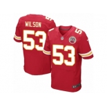 Men Nike Kansas City Chiefs #53 Ramik Wilson Elite Red Team Color NFL Jersey