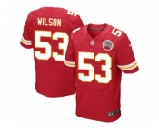 Men Nike Kansas City Chiefs #53 Ramik Wilson Elite Red Team Color NFL Jersey