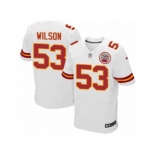 Men Nike Kansas City Chiefs #53 Ramik Wilson Elite White NFL Jersey