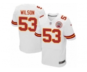 Men Nike Kansas City Chiefs #53 Ramik Wilson Elite White NFL Jersey