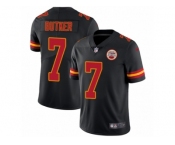 Men Nike Kansas City Chiefs #7 Harrison Butker Elite Black Rush Vapor Untouchable NFL Jersey