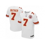 Men Nike Kansas City Chiefs #7 Harrison Butker Elite White NFL Jersey