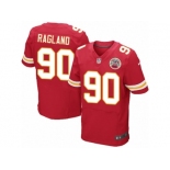 Men Nike Kansas City Chiefs #90 Reggie Ragland Elite Red Team Color NFL Jersey