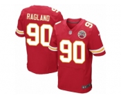 Men Nike Kansas City Chiefs #90 Reggie Ragland Elite Red Team Color NFL Jersey