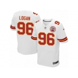 Men Nike Kansas City Chiefs #96 Bennie Logan Elite White NFL Jersey