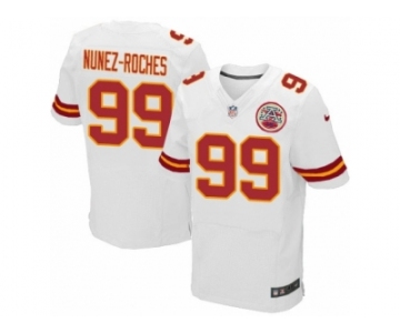 Men Nike Kansas City Chiefs #99 Rakeem Nunez-Roches Elite White NFL Jersey