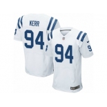 Men's Nike Indianapolis Colts #94 Zach Kerr Elite White NFL Jersey