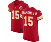 Men's Nike Kansas City Chiefs #15 Patrick Mahomes II Red Team Color Vapor Untouchable Elite Player NFL Jersey